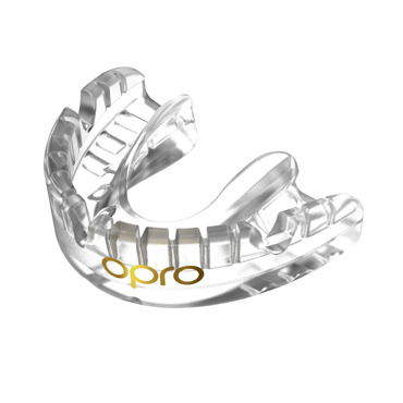 Opro GOLD series GEN5 Προστατευτικη μασελα για σιδερακια ΕΝΗΛΙΚΩΝ-Clear